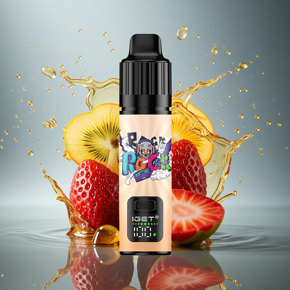IGET BAR PLUS S3 POD 10000 Puffs Aardbei Kiwi IJs 5% Nicotine 950 mAh