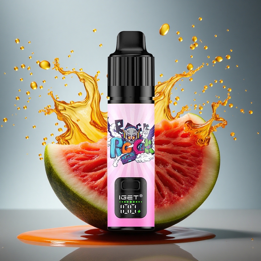 IGET BAR PLUS S3 POD 10000 Puffs Aardbei Watermeloen IJs 5% Nicotine 950 mAh