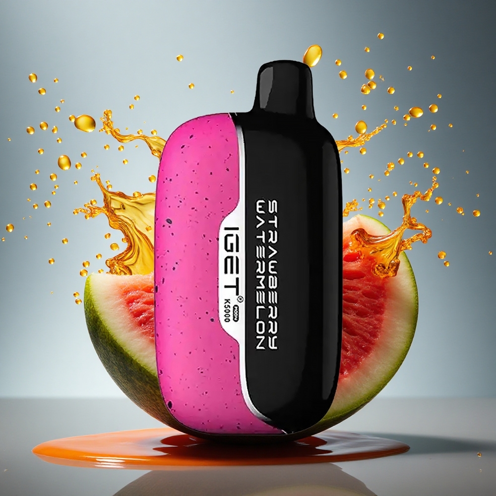 IGET Moon K5000 Puffs Aardbei Watermeloen IJs PC 1.35 Ohm Mesh