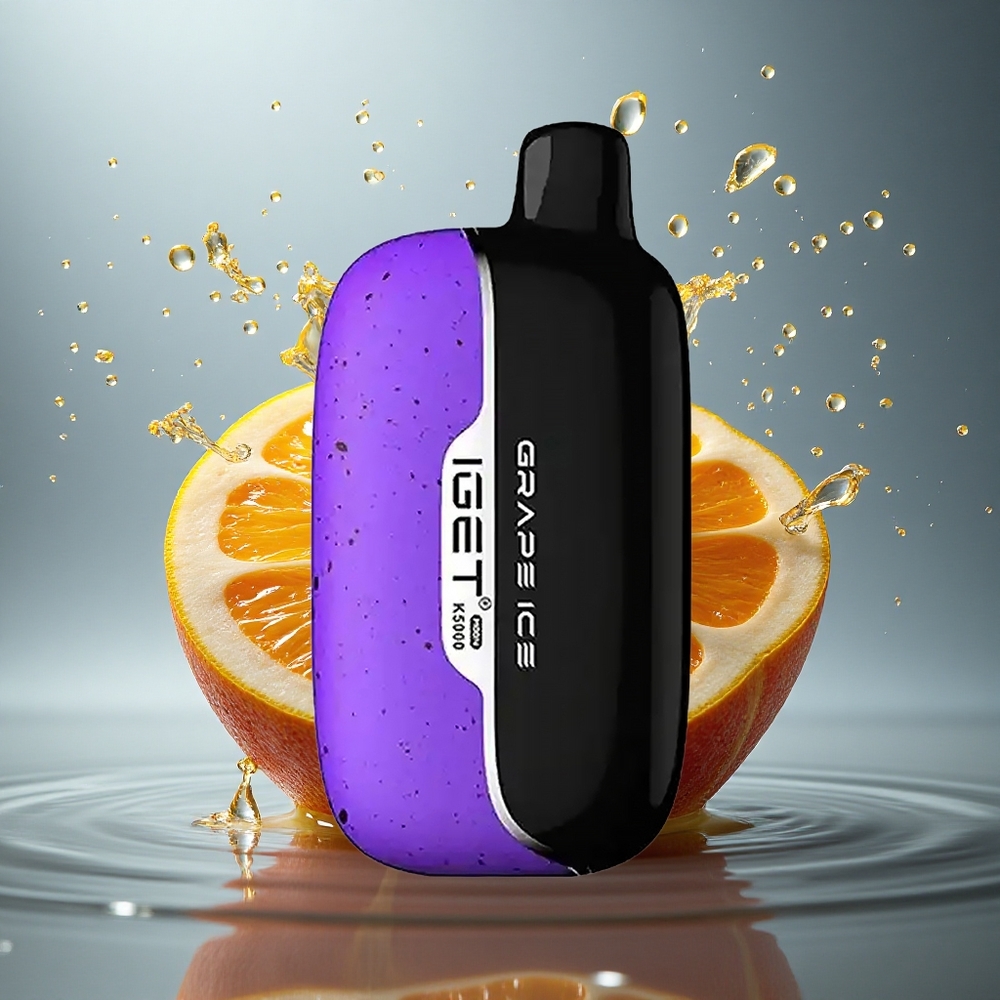 IGET Moon K5000 Puffs Druif IJs PC Mesh Coil 1.35 Ohm 5000 Puffs