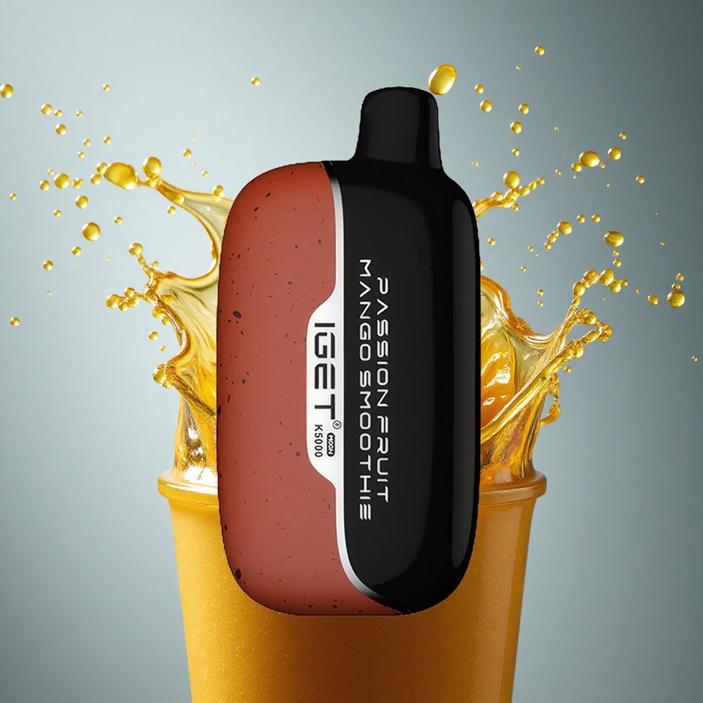 IGET Moon K5000 Puffs Passievrucht Mango Smoothie 5000 Puffs PC Mesh Coil 1.35 Ohm