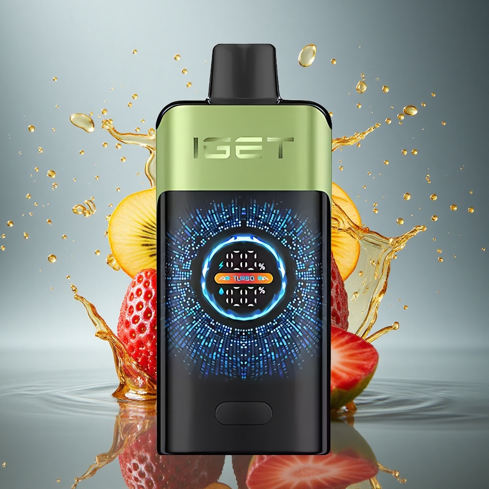 IGET ONE 12000 Puffs Aardbei Kiwi IJs met 2700 mAh Batterij