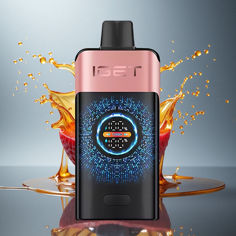 IGET ONE 12000 Puffs Blauwe Framboos 2700 mAh Dual Mesh