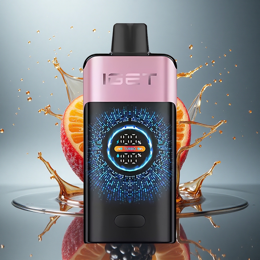 IGET ONE 12000 Puffs Bramenijs Duo Scherm 2700 mAh