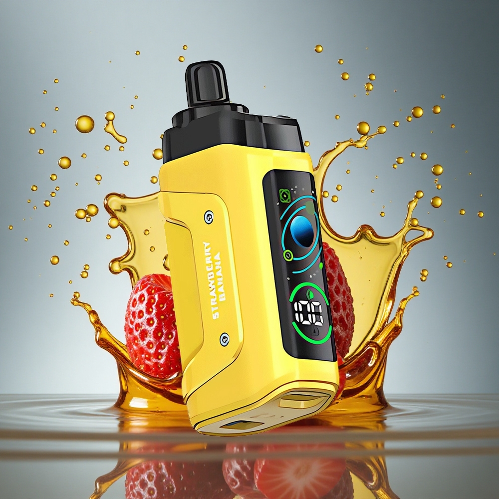 Razz Bar 45000 Puffs Aardbei Banaan Type-C Oplaadbaar 20 mg/ml Nicotine
