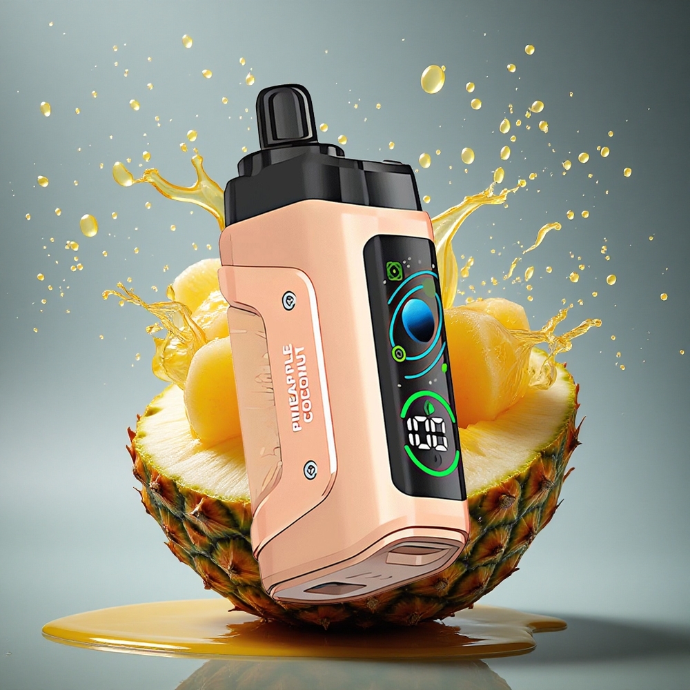Razz Bar 45000 Puffs Ananas Kokosnoot 1.0 Ohm Mesh 650 mAh