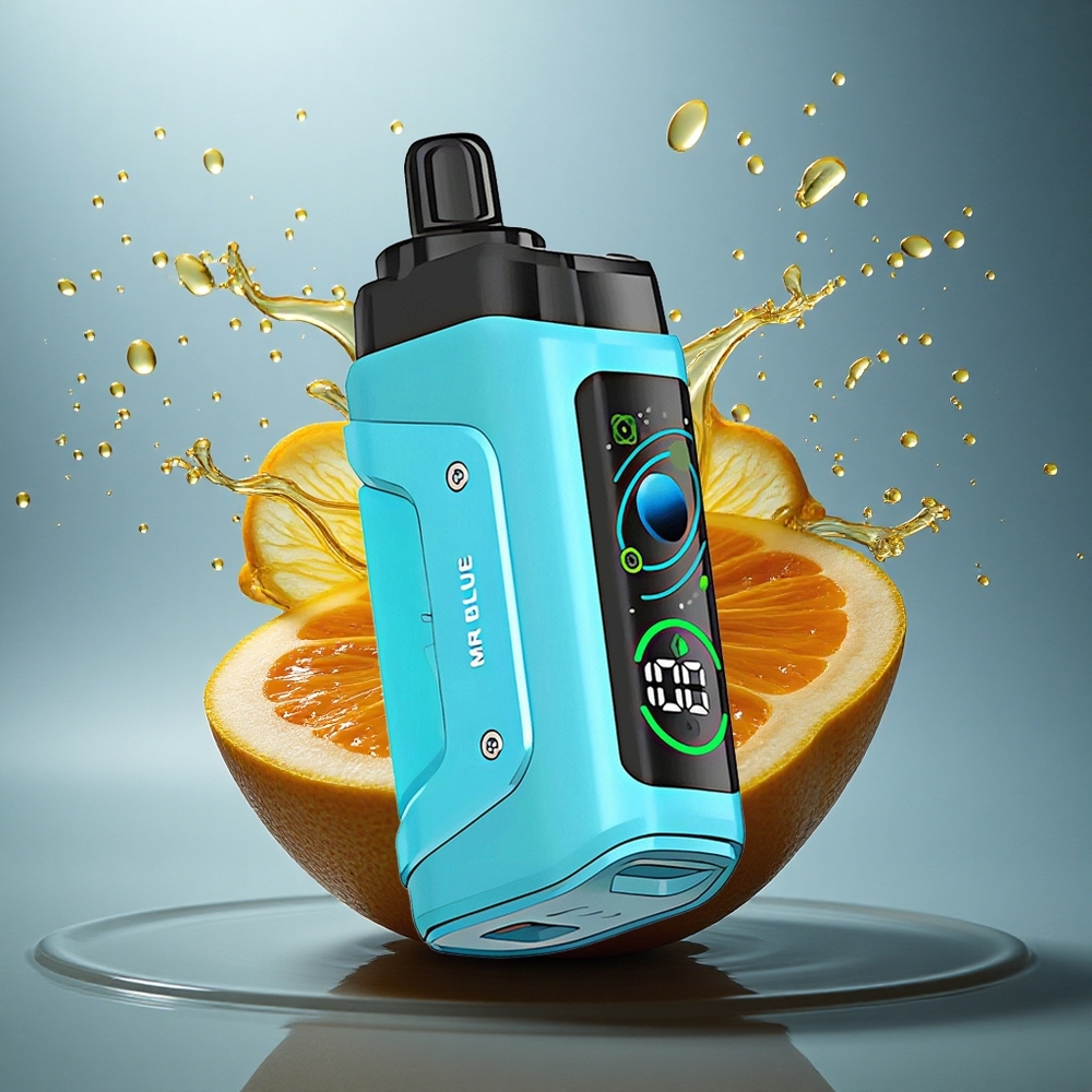Razz Bar 45000 Puffs De Blauwe Type-C 650 mAh Mesh