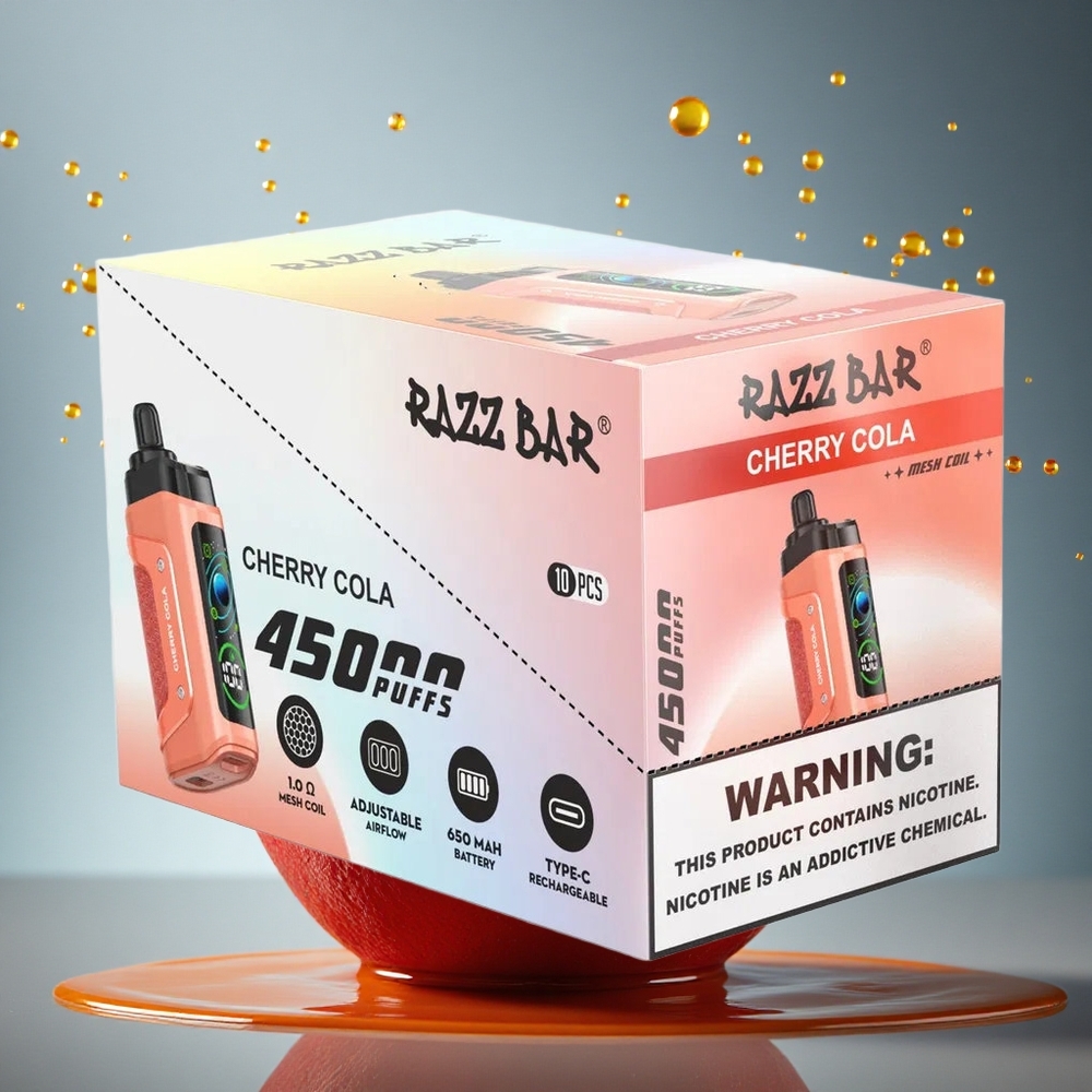 Razz Bar 45000 Puffs Kers Cola Mesh Coil Type-C 20 mg/ml Nicotine