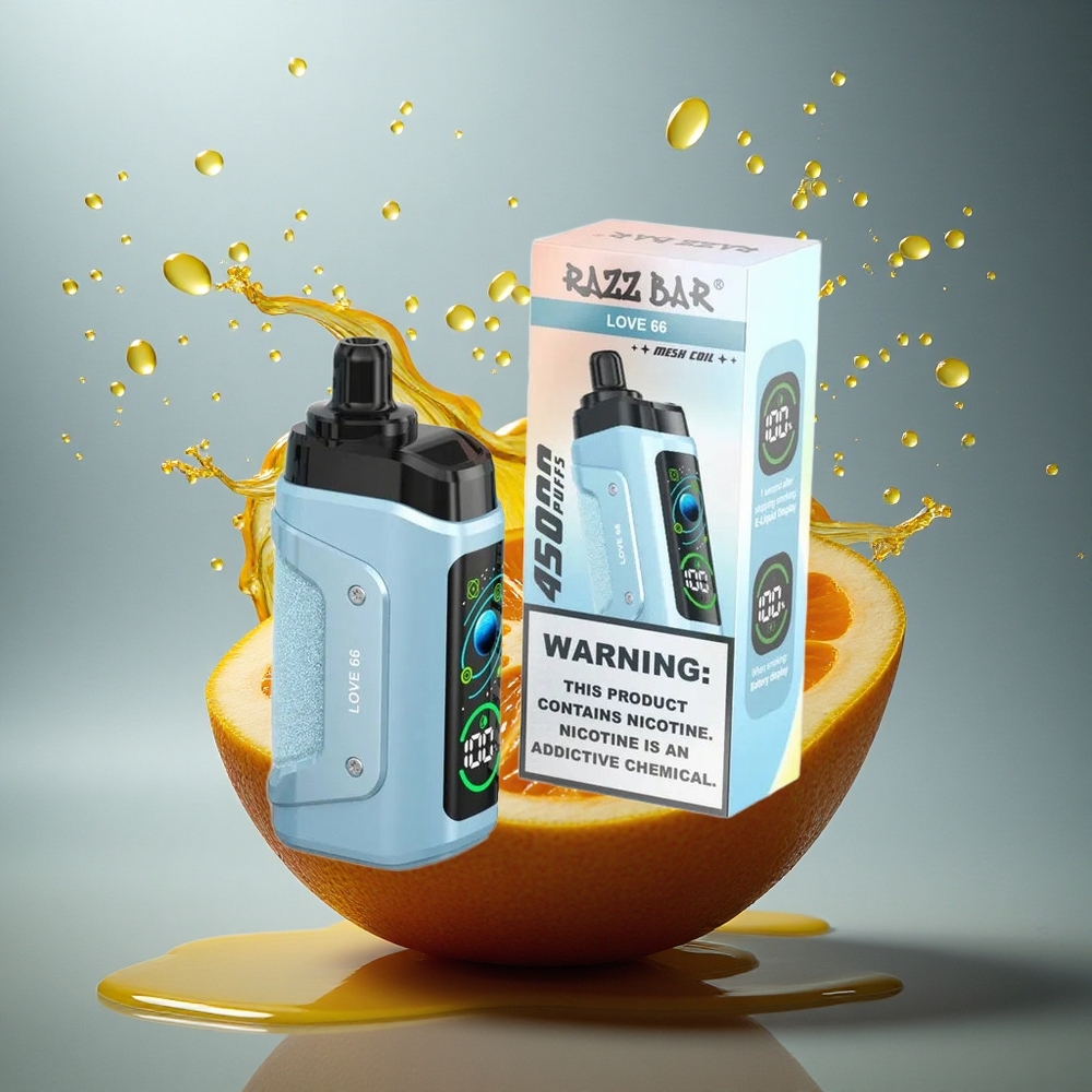 Razz Bar 45000 Puffs Liefde 66 Type-C 650 mAh Mesh