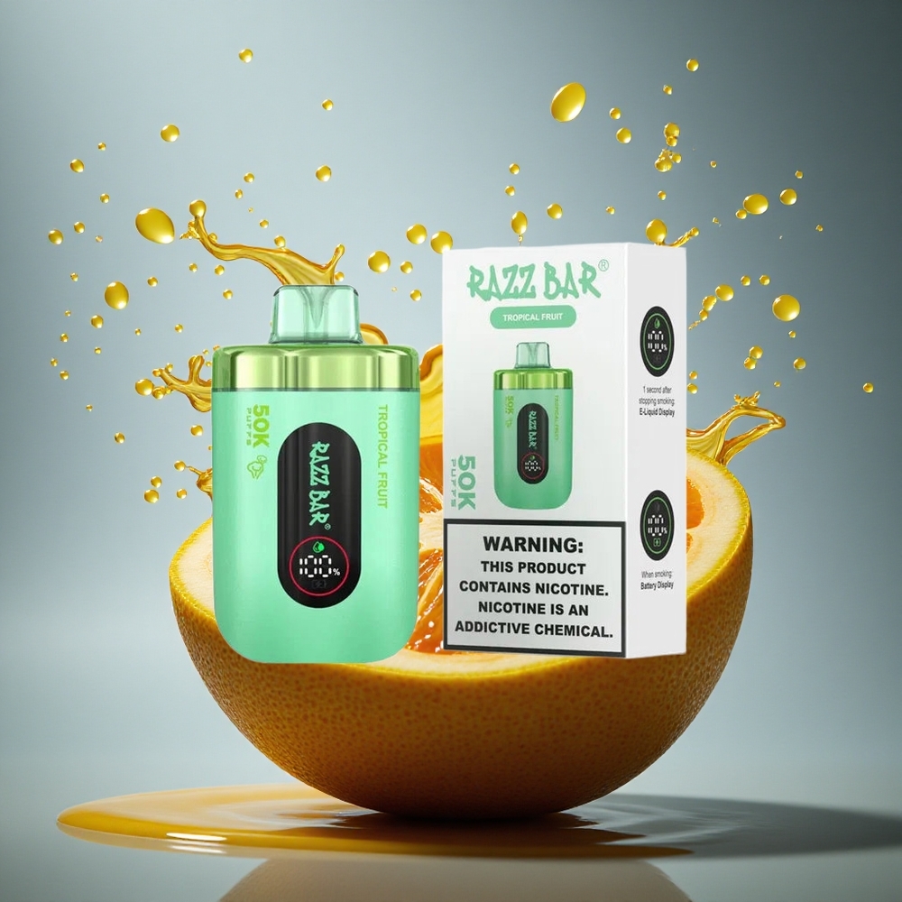 Razz Bar 50K Puffs Tropisch Fruit 650 mAh Type-C 2% Nicotine
