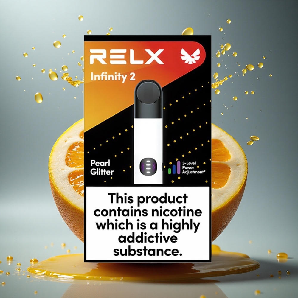 Relx Infinity 2 Vape Device Parelpoeder 440mAh Metaal Design