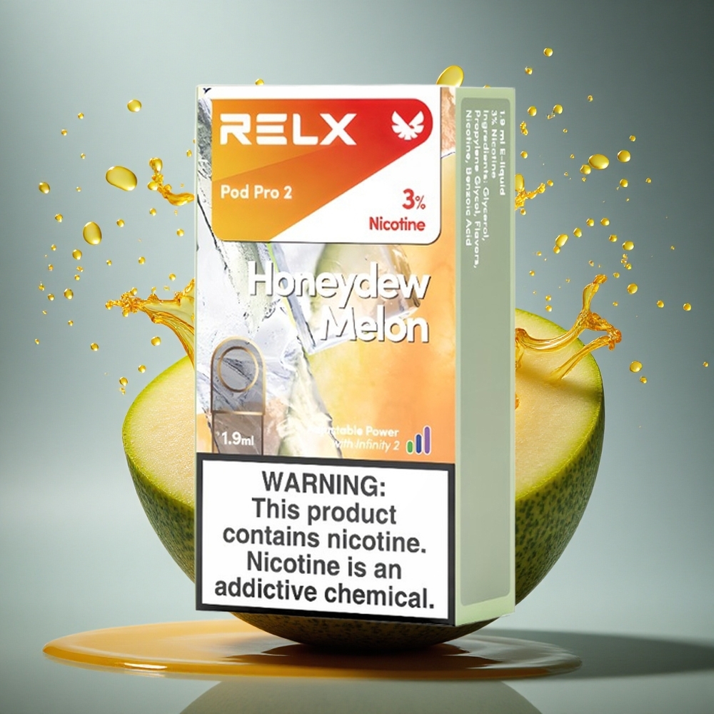 Relx Pod Pro 2 Vape Device Honingdauw Meloen 30mg/ml nicotine 1,9ml 3 spanningsstanden