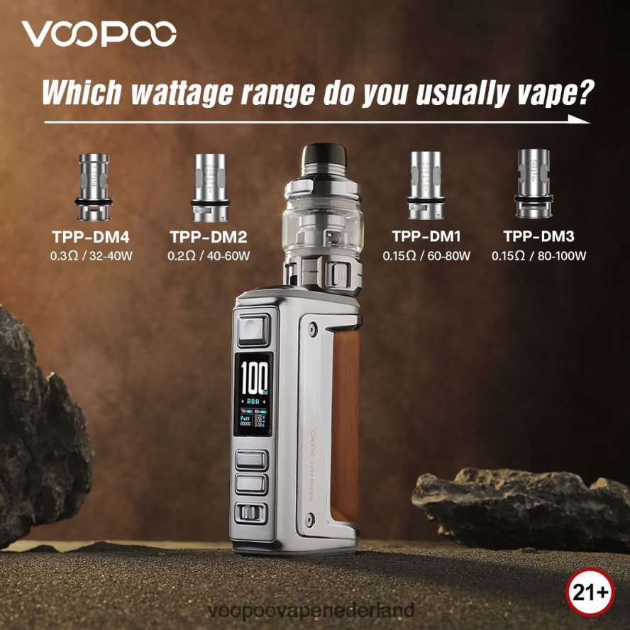 VOOPOO Nederland - VOOPOO ARGUS GT II tankkit 0640201 grafiet