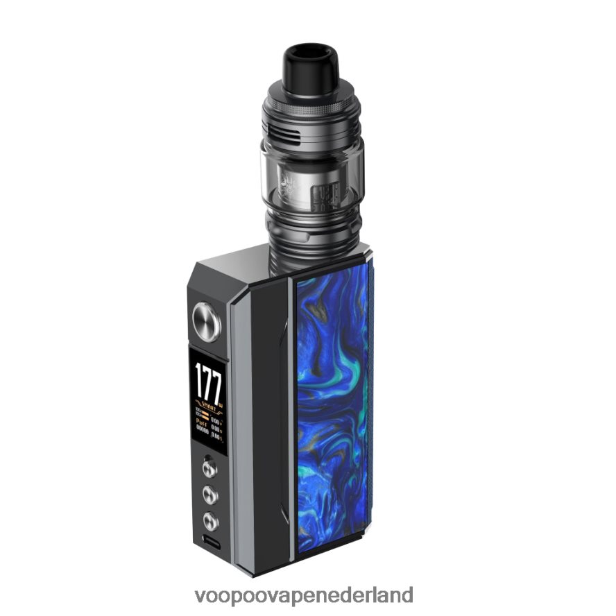VOOPOO Argus Kopen - VOOPOO DRAG 4 uitrusting 064020146 gun metal+oceaanblauw