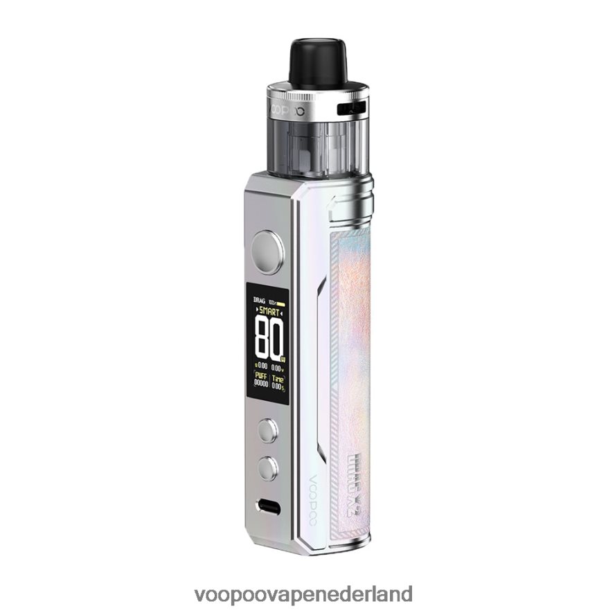 VOOPOO Vape Amsterdam - VOOPOO DRAG X2 pod-mod 064020153 kleurrijk zilver