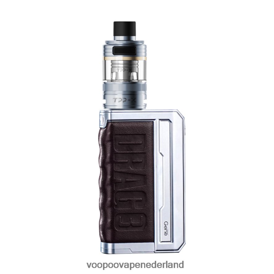 VOOPOO Vape Handleiding - VOOPOO DRAG 3 TPP X box mod-kit 064020269 zilver koffiebruin