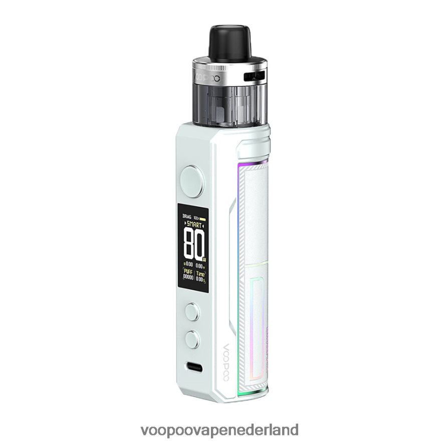 VOOPOO Vape Handleiding - VOOPOO DRAG X2 pod-mod 064020229 parelwit