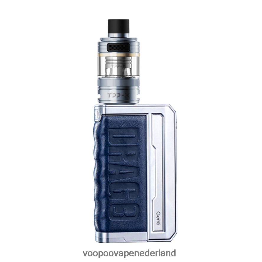VOOPOO Vape Kopen - VOOPOO DRAG 3 TPP X box mod-kit 064020267 zilveren droomblauw