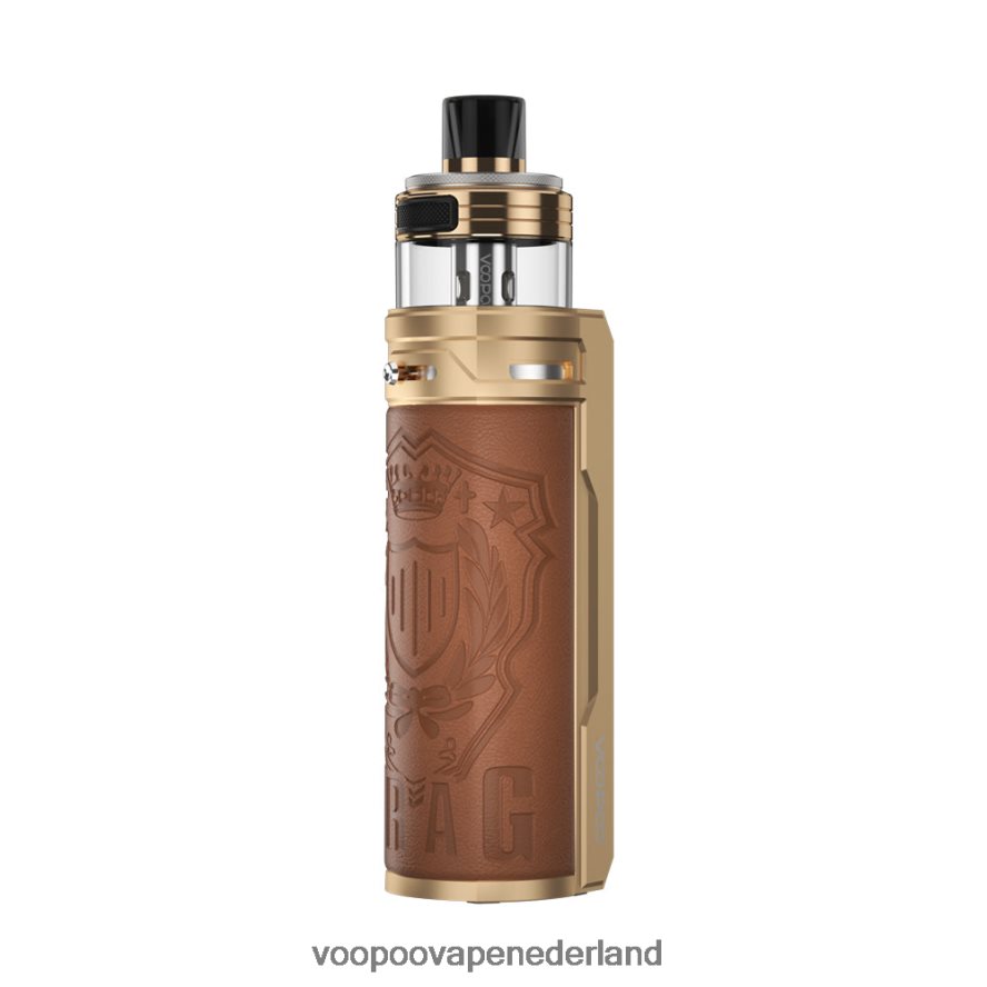 VOOPOO Vape Kopen - VOOPOO DRAG S PNP-X doos mod 064020317 schild goud