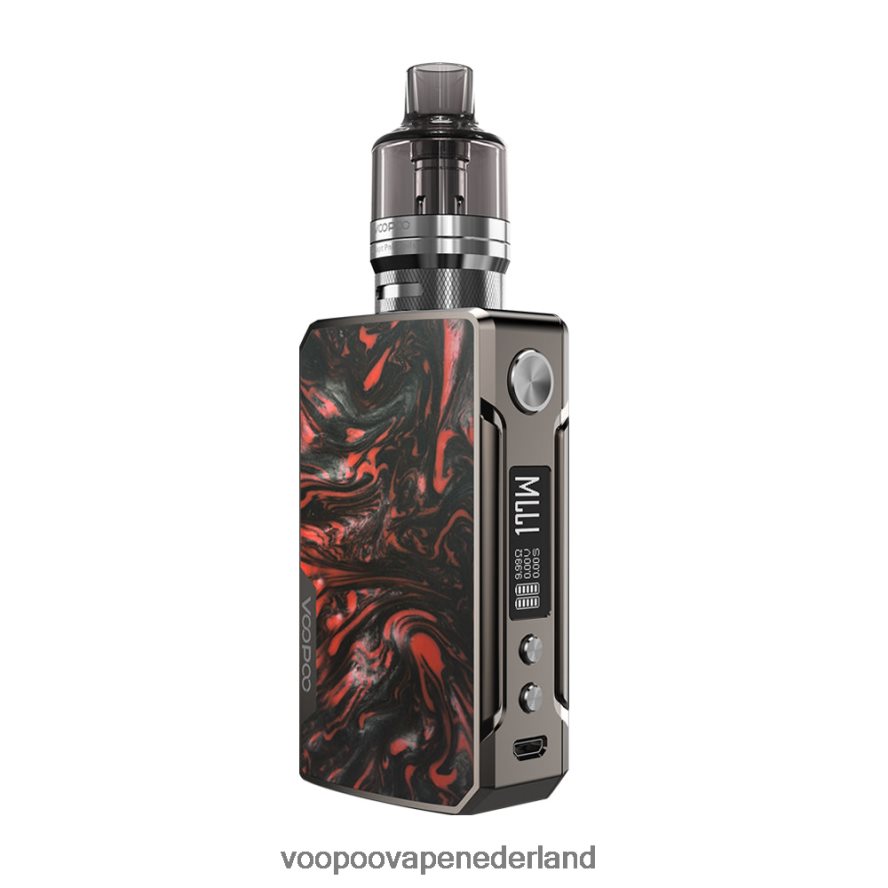 VOOPOO Vape Nederland - VOOPOO DRAG 2 editie vernieuwen 064020322 platina-scharlaken