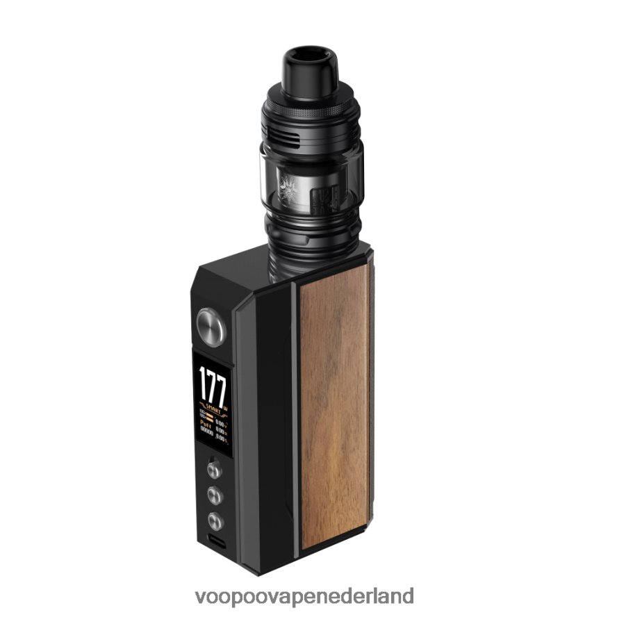 VOOPOO Vape Nederland - VOOPOO DRAG 4 uitrusting 064020162 zwart+walnoot