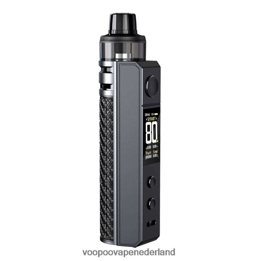 VOOPOO Vape Nederland - VOOPOO DRAG H80S pod-kit 064020242 koolstofvezel
