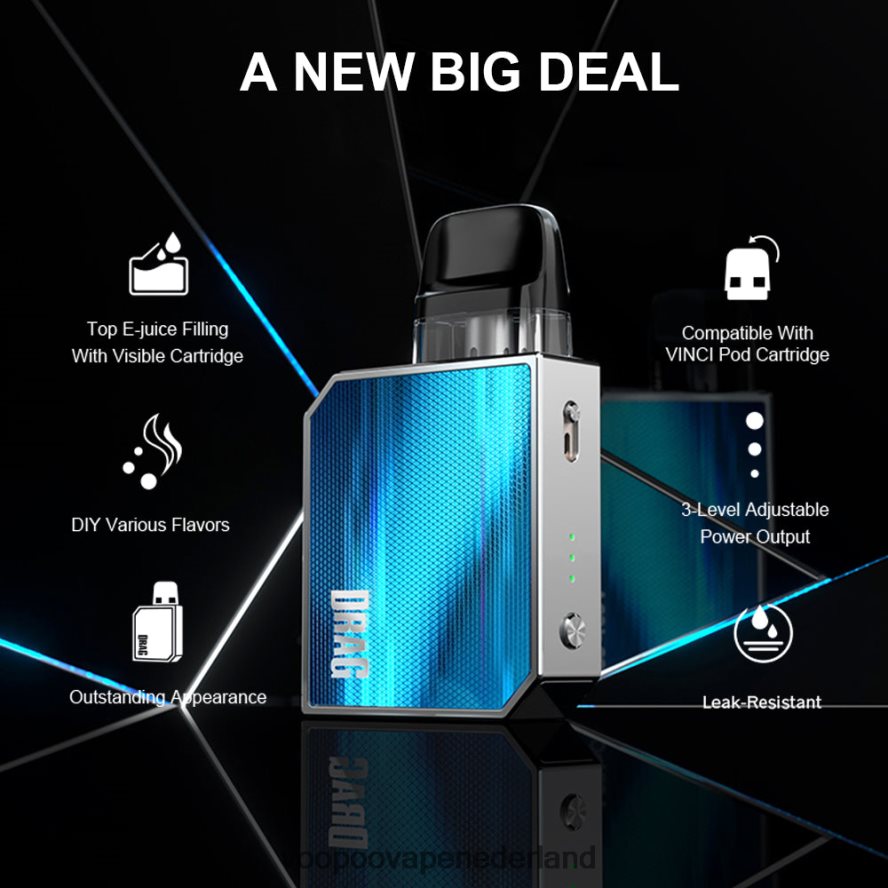VOOPOO Vape Nederland - VOOPOO DRAG NANO 2 pod-kit 064020152 thee groen