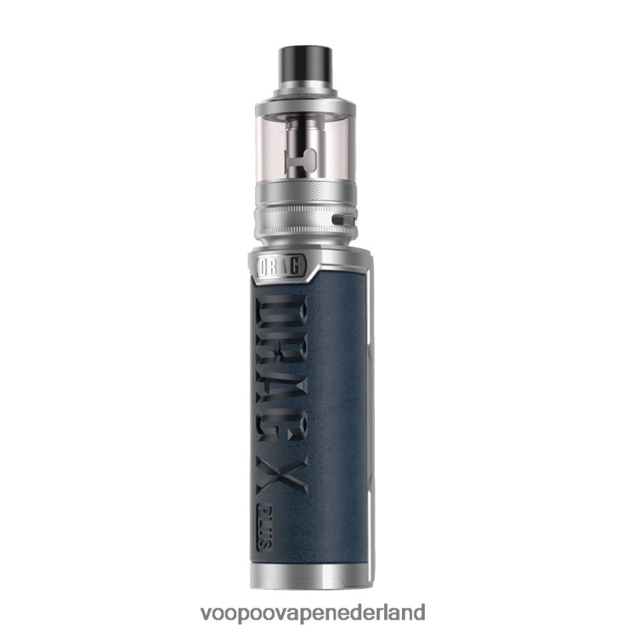 VOOPOO Vape Tank Nederland - VOOPOO DRAG X PLUS Professionele Editie 064020280 zilver+blauw