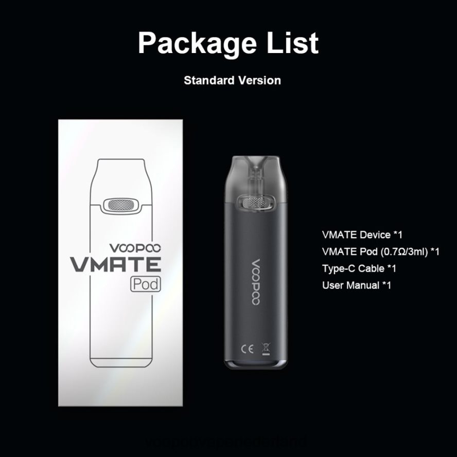 VOOPOO Vape Handleiding - VOOPOO VMATE pod-kit 064020419 groente