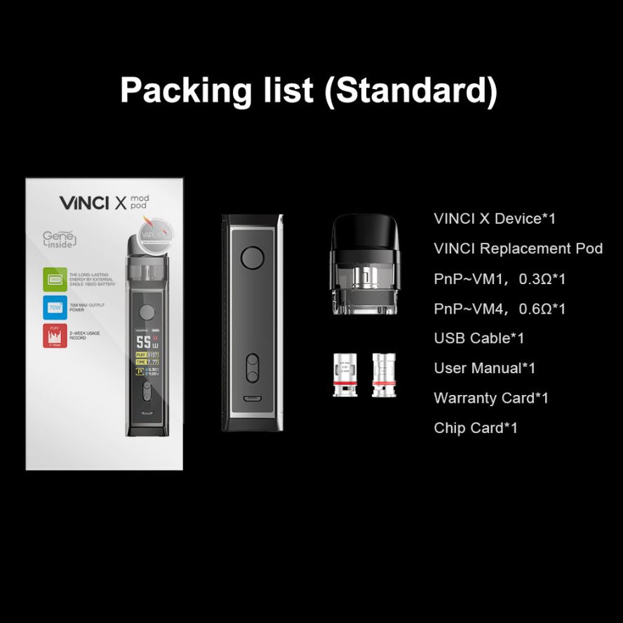 VOOPOO Argus Kopen - VOOPOO VINCI X modpod-kit 064020346 koolstofvezel