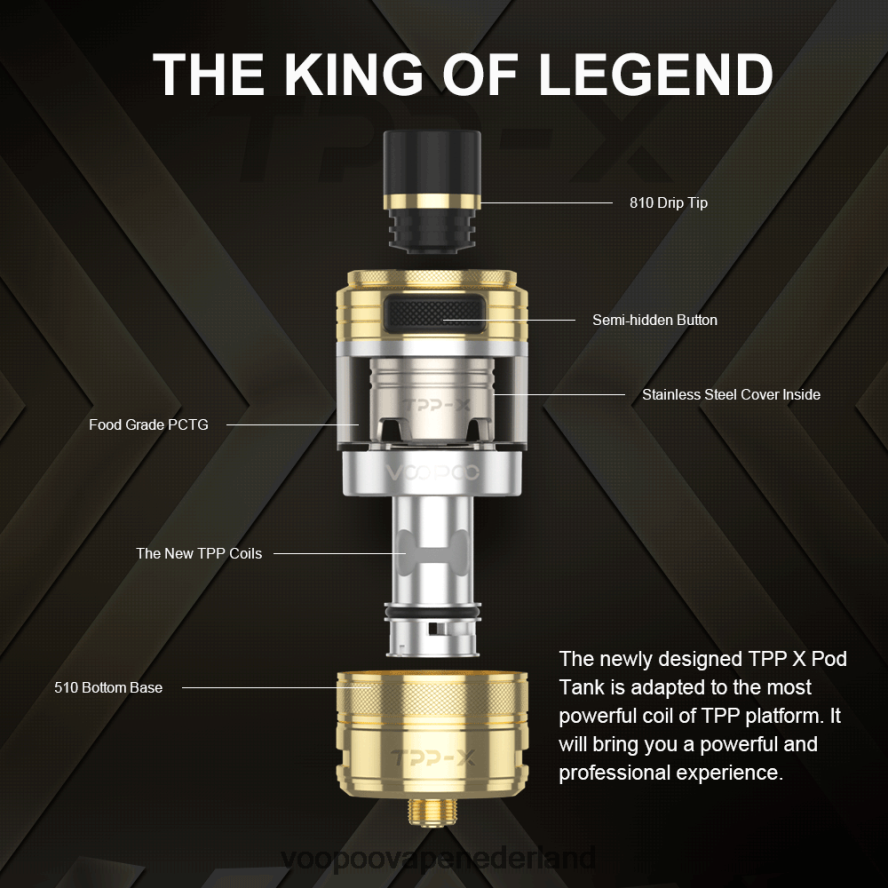 VOOPOO Kopen Nederland - VOOPOO TPP X pod-tank 064020514 regenboog