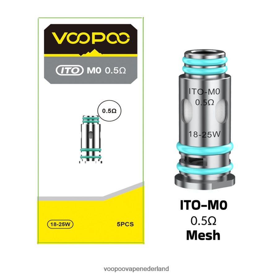 VOOPOO Argus Kopen - VOOPOO ITO spoelen (5 stuks) 064020586 ito-m0