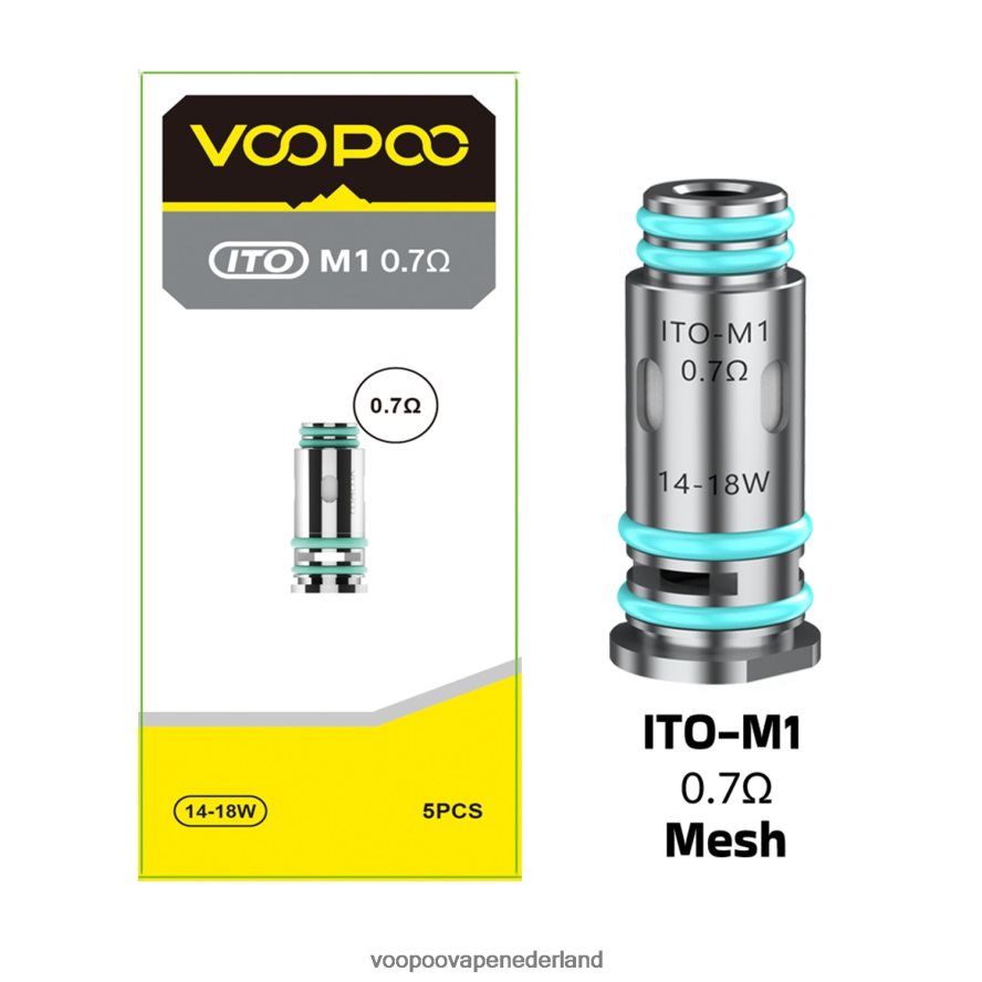VOOPOO Vape Nederland - VOOPOO ITO spoelen (5 stuks) 064020612 ito-m1