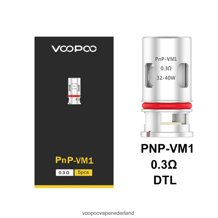 VOOPOO Argus Kopen - VOOPOO PNP spoelen (5 stuks) 064020596 pnp-vm1