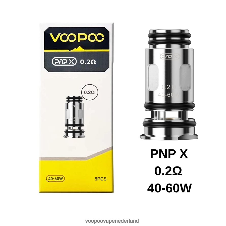 VOOPOO Argus Kopen - VOOPOO PNP spoelen (5 stuks) 064020606 pnp x 0,2 ohm