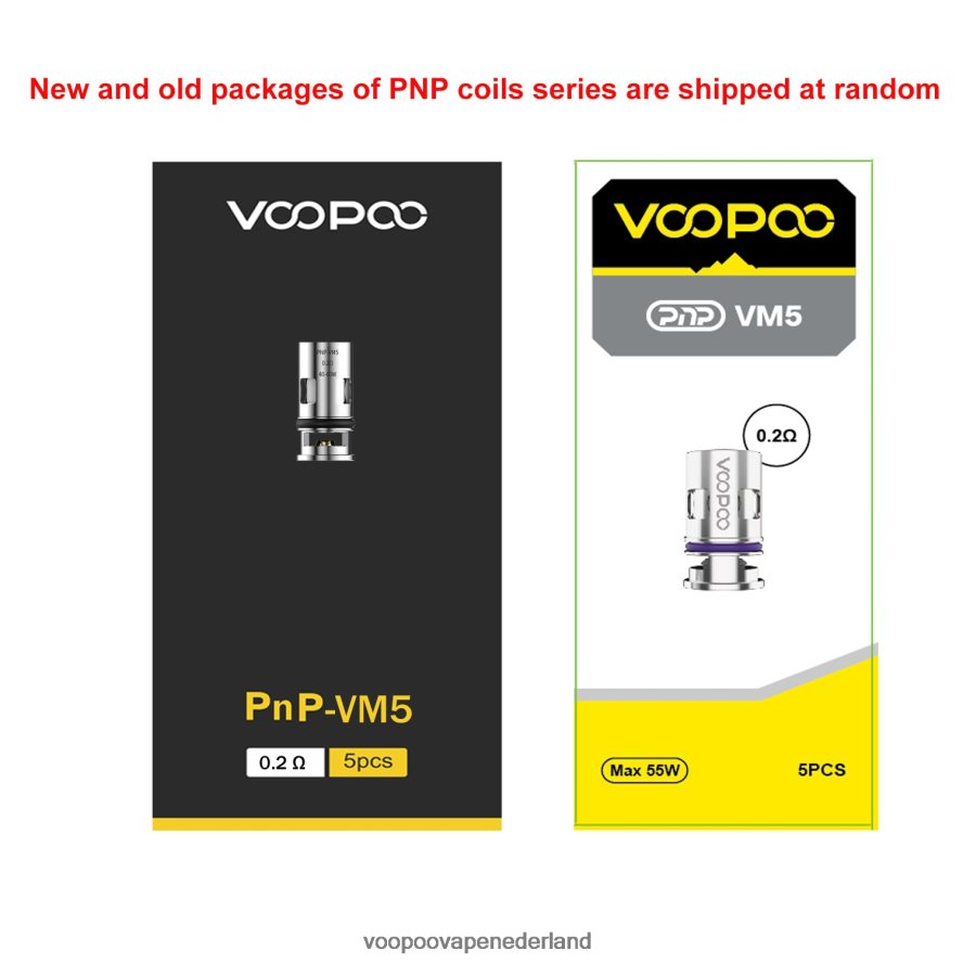 VOOPOO Kopen Nederland - VOOPOO PNP spoelen (5 stuks) 064020584 pnp-c1