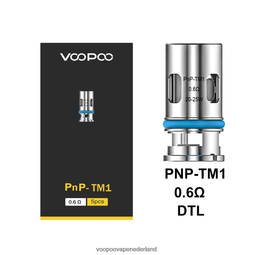 VOOPOO Vape Amsterdam - VOOPOO PNP spoelen (5 stuks) 064020593 pnp-tm1