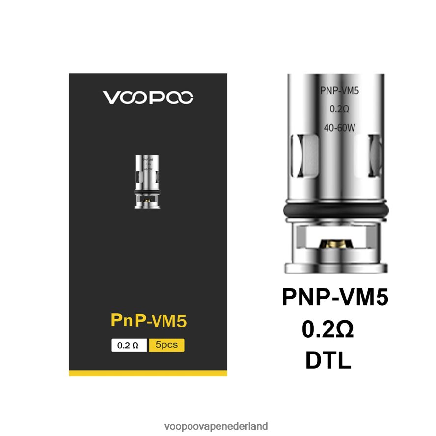VOOPOO Vape Handleiding - VOOPOO PNP spoelen (5 stuks) 064020599 pnp-vm5